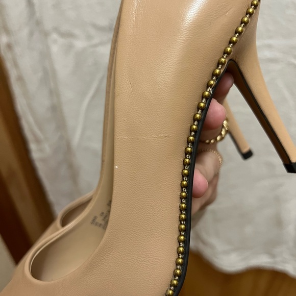 Coach Nude Heels, Size 7, leather, lightly worn, minor damage - Picture 3 of 5